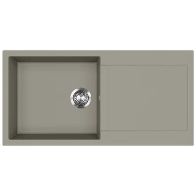 EVIDO Cubo XL 6S gránit mosogató, 1000 x 500 mm, platina