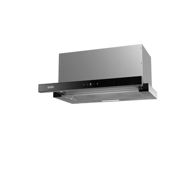 EVIDO SLIMLUX 60TC teleszkópos páraelszívó, 60 cm, inox/fekete üveg, érintőszenzor