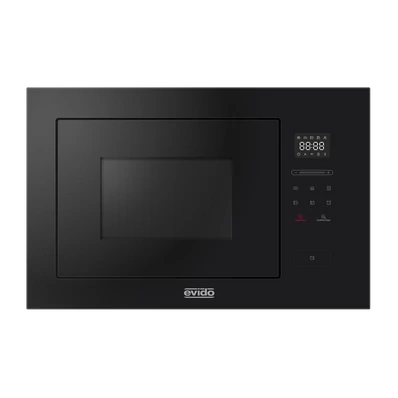 EVIDO COMFORT 45MB beépíthető mikrohullámú sütő, 25 l, érintőszenzor, fekete