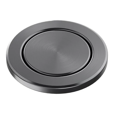 BLANCO PushControl III nyomógomb lefolyó-távműködtetőhöz, satin dark steel