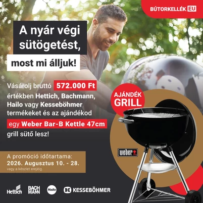 A nyár végi grillezést most MI álljuk!