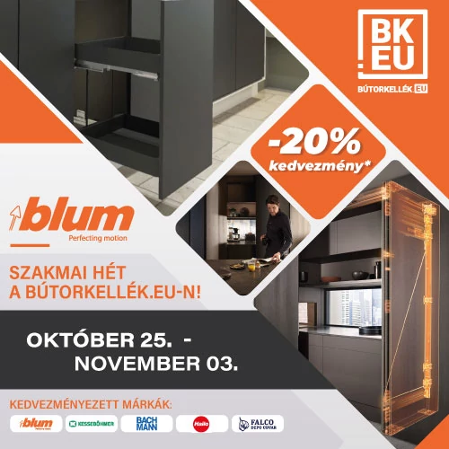 Fedezd fel a Blum Szakmai Hetet: 20% Kedvezmény Webáruházunkban!