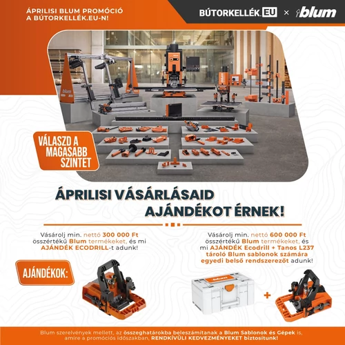 Promoția BLUM din aprilie pe Bútorkellék.eu – acum puteți cumpăra cadouri și reduceri speciale