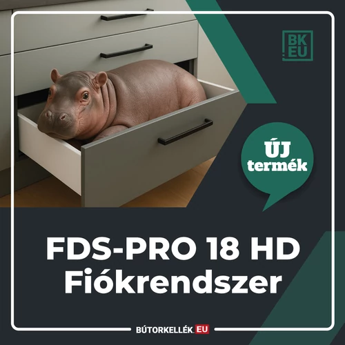 Miért jó választás az FDS-PRO 18 HD fiókrendszer nagy terheléshez?