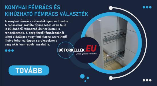 Konyhai fémrács és kihúzható fémrács választék