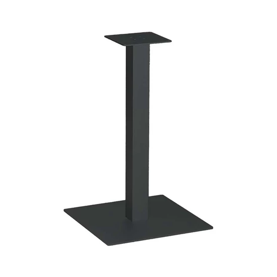 Asztalláb bisztró Szögletes 450x450mm Fekete Strong