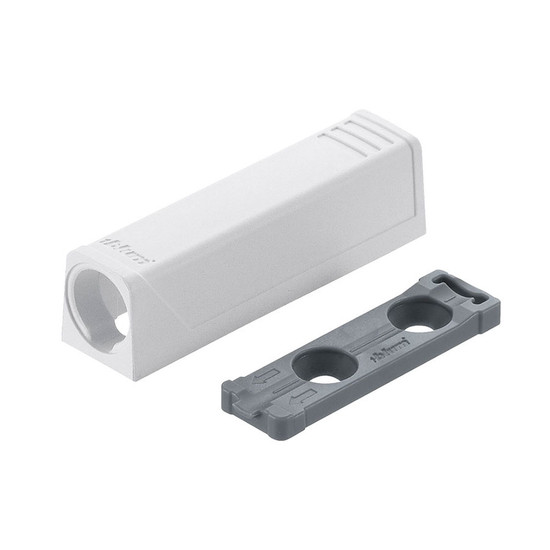 Blum 956.1201 Tip-on egyenes adapter rövid Selyemfehér
