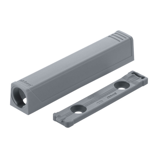 Blum 956A1201 Tip-on egyenes adapter hosszú Szürke