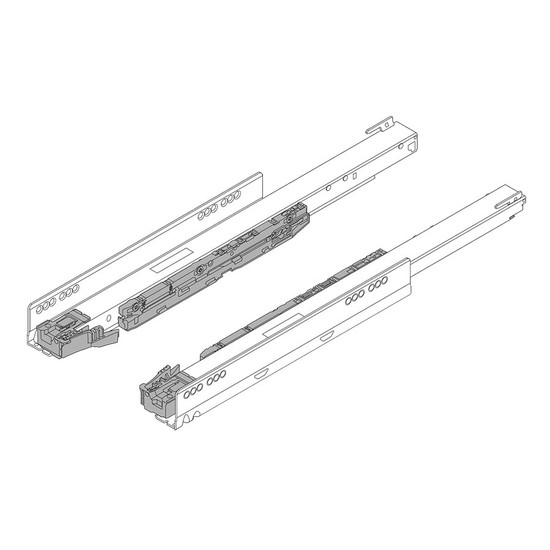 Blum Legrabox 750.2701S 270mm korpuszsín 40kg Fék/Fék+Tip-On Blum Legrabox 750.2701S 270mm korpuszsín 40kg Fék/Fék+Tip-On