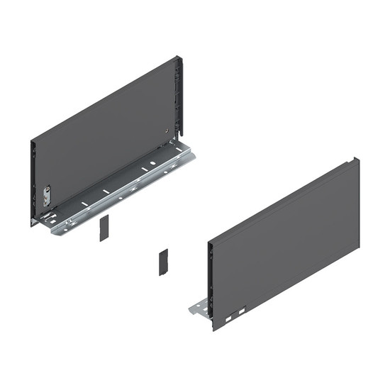 Blum Legrabox 770C3502S 177/148mm Orion szürke káva 350mm mélységű Blum Legrabox 770C3502S 177/148mm Orion szürke káva 350mm mélységű