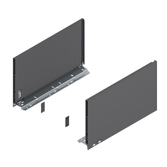 Blum Legrabox 770F4002S 241/212mm Orion Szürke káva 400mm mélységű Blum Legrabox 770F4002S 241/212mm Orion Szürke káva 400mm mélységű