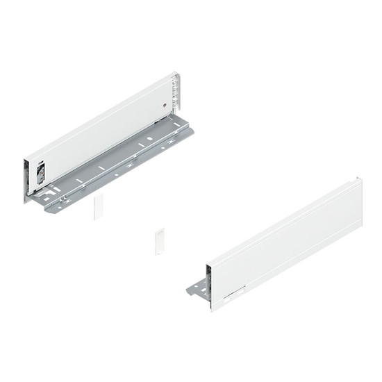 Blum Legrabox 770M3502S 90/63mm Selyemfehér káva 350mm mélységű Blum Legrabox 770M3502S 90/63mm Selyemfehér káva 350mm mélységű