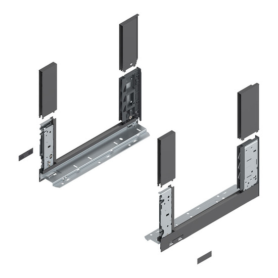 Blum Legrabox 780C3502S 177/148mm FREE Orion szürke káva 350mm mélységű Blum Legrabox 780C3502S 177/148mm FREE Orion szürke káva 350mm mélységű
