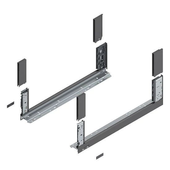 Blum Legrabox 780C6002S 177/148mm FREE Orion szürke káva 600mm mélységű