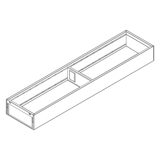 Blum Legrabox ZC7S500RS1 Ambia-line fiókosztó keret Orion Szürke