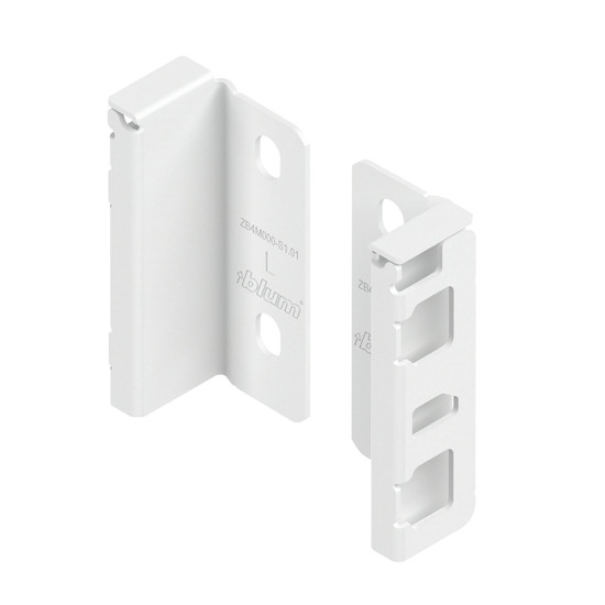 MerivoBox Hátfalrögzítő ZB4M000S 83mm Selyemfehér MerivoBox Hátfalrögzítő ZB4M000S 83mm Selyemfehér