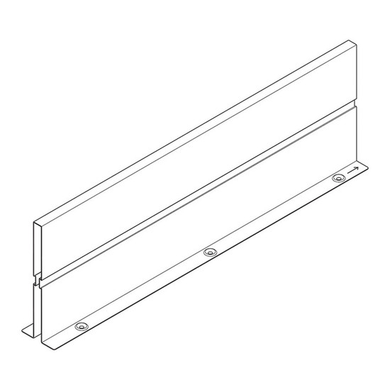 Blum Orga-line Z46L470S köztes fal 151x470mm 500mm Szürke Blum Orga-line Z46L470S köztes fal 151x470mm 500mm Szürke