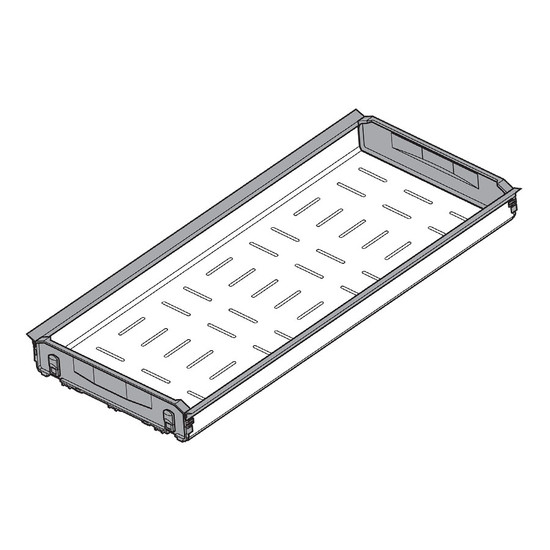 Blum Orga-line Z48.30B0I6 üvegtartó kád 500mm inox Blum Orga-line Z48.30B0I6 üvegtartó kád 500mm inox