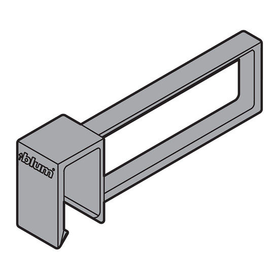 Blum Orga-line ZRU.11F0 hosszanti osztó selyemfehér
