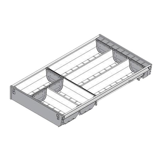 Blum Orga-line ZSI.500BI3 evöeszköztartó 500/400-449mm fiókba Blum Orga-line ZSI.500BI3 evöeszköztartó 500/400-449mm fiókba