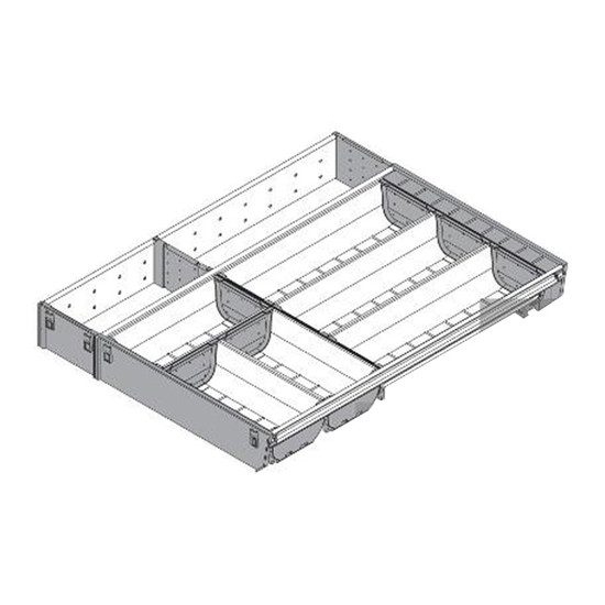 Blum Orga-line ZSI.500KI4 evőeszköztartó 500mm mély fiókba Blum Orga-line ZSI.500KI4 evőeszköztartó 500mm mély fiókba