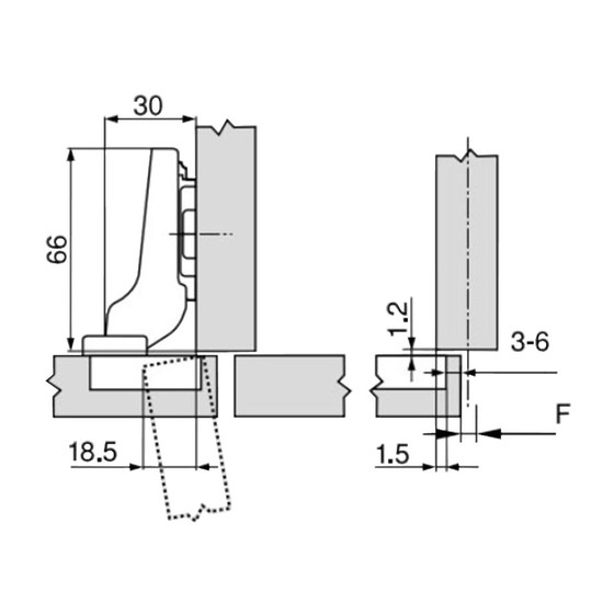 Blum 70M2650 Clip top 100° ikerráütődő kivetőpánt rugó nélkül Blum 70M2650 Clip top 100° ikerráütődő kivetőpánt rugó nélkül