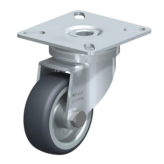 Blickle görgő forgóvillás LPA-TPA 50G gumi/polipropilén 50kg Blickle görgő forgóvillás LPA-TPA 50G gumi/polipropilén 50kg