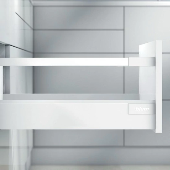 Blum Fiókrendszer ANTARO TBM Szett D-400-1-korlát 30kg Fehér