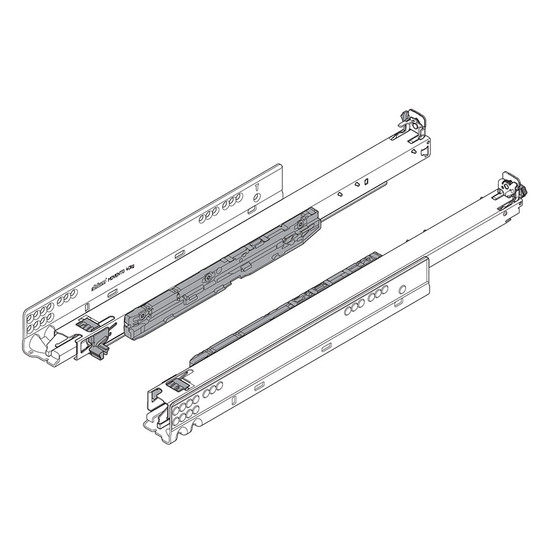 Blum Tandem MOVENTO 760H5000S 500mm korpuszsín Fék/Fék+Tip-On 40kg Blum Tandem MOVENTO 760H5000S 500mm korpuszsín Fék/Fék+Tip-On 40kg