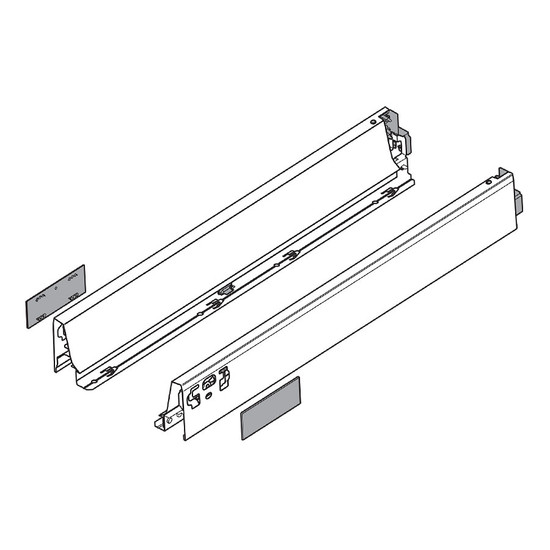 Blum Tandembox Antaro 378N4002SA 68mm Selyemfehér 400mm mélységű káva Blum Tandembox Antaro 378N4002SA 68mm Selyemfehér 400mm mélységű káva