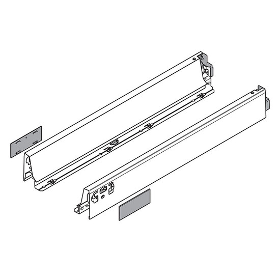 Blum Tandembox Antaro 378N5002SA 68mm Szürke 500mm mélységű káva Blum Tandembox Antaro 378N5002SA 68mm Szürke 500mm mélységű káva