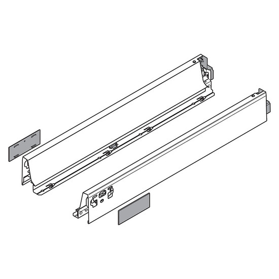 Blum Tandembox Antaro 378N5502SA 68mm Selyemfehér 550mm mélységű káva Blum Tandembox Antaro 378N5502SA 68mm Selyemfehér 550mm mélységű káva