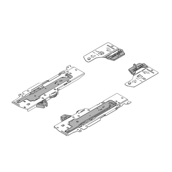 Blum Tandembox Antaro T60B3530 40kg Tip-On Blumotion kapcsolóelem készlet Blum Tandembox Antaro T60B3530 40kg Tip-On Blumotion kapcsolóelem készlet