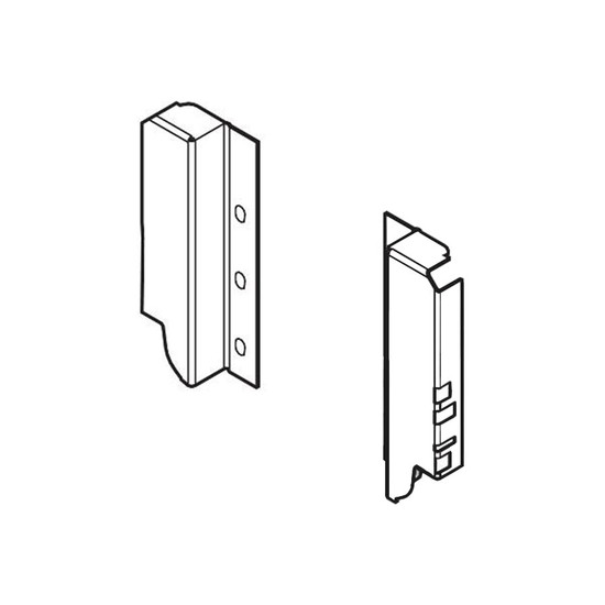 Blum TandemBox Antaro Z30B000S.04 hátfalrögzítő Selyemfehér
