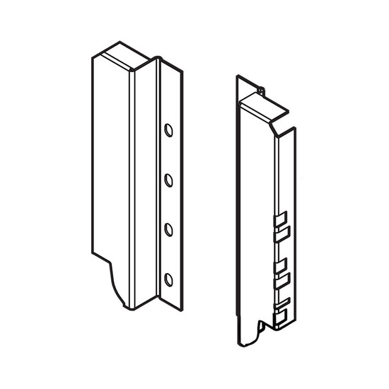 Blum TandemBox Antaro Z30C000S hátfalrögzítő Szürke