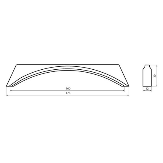 Fogantyú 2341-173ZN1 Króm 160mm