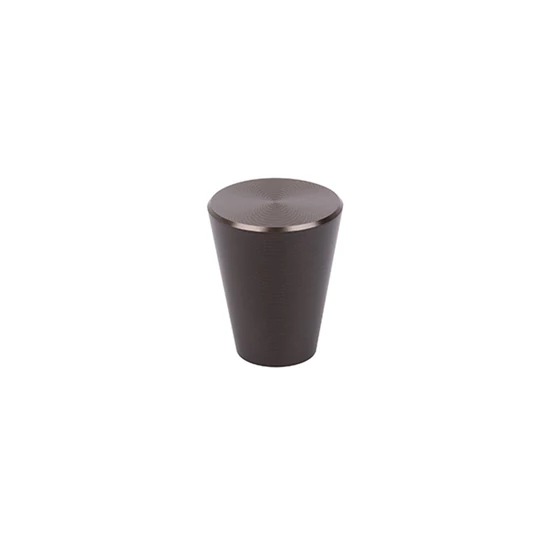 Bútorfogantyú Conic gomb 25mm Matt Barna Tulip