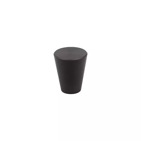 Bútorfogantyú Conic gomb 25mm Matt Fekete Tulip