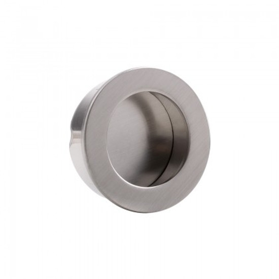 Bútorfogantyú Ring nikkel csiszolt Tulip