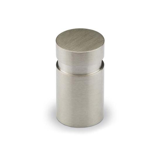 Bútorfogantyú gomb MONACUM D=14 mm csiszolt nemesacél