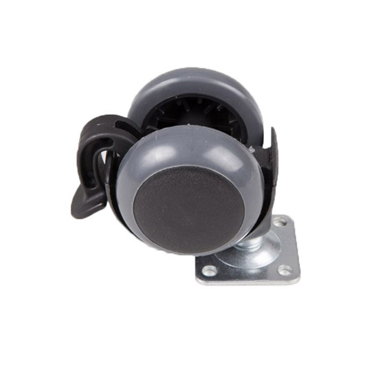 Bútorgörgő 311/MF.050 FÉKEZŐS TALPAS 50mm 35kg FEKETE-SZÜRKE Bútorgörgő 311/MF.050 FÉKEZŐS TALPAS 50mm 35kg FEKETE-SZÜRKE