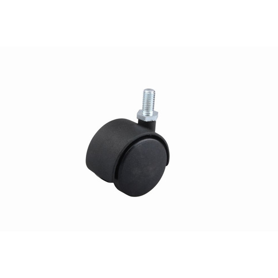 Bútorgörgő 40mm M8x15mm menetes csap 30kg Fekete Bútorgörgő 40mm M8x15mm menetes csap 30kg Fekete