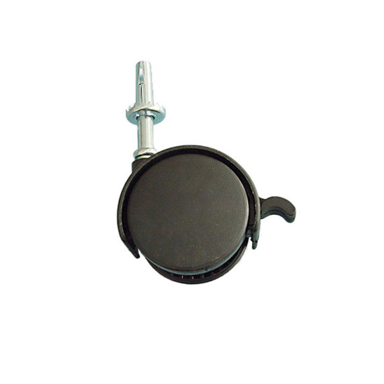 Bútorgörgő 9609 FÉKEZÖS HÜVELYES 50mm 40kg FEKETE
