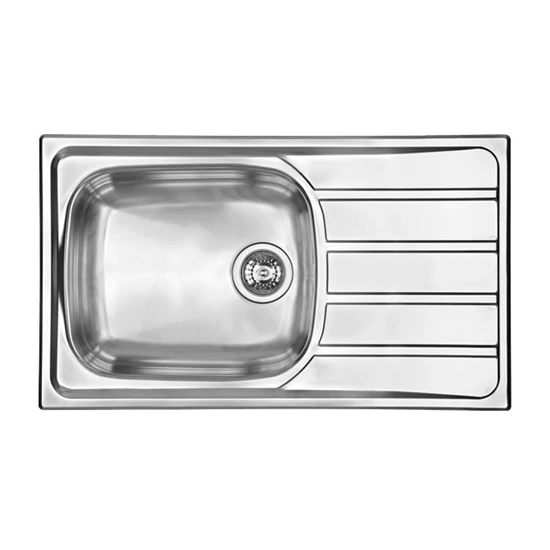 CM Universal mosogató 015440 1med+csepp 860x500mm Nagy medence