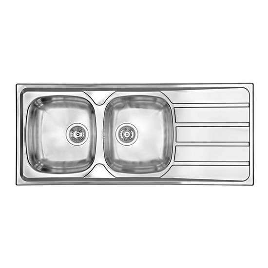CM Universal mosogató 015447 2med+csepp 1160x500mm