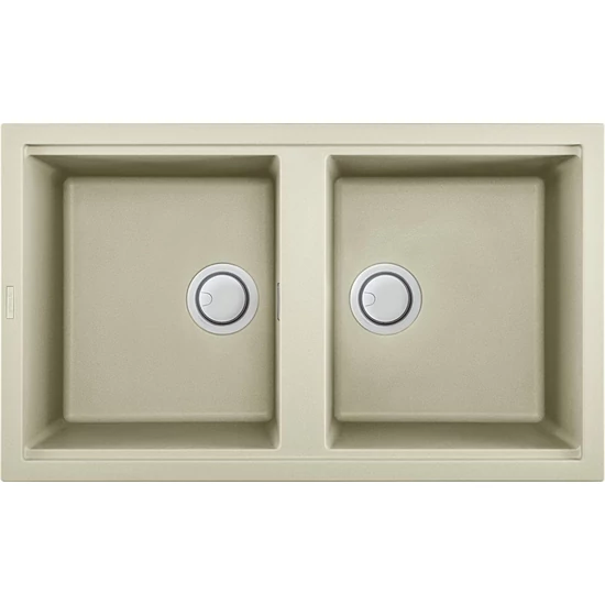 Elleci Best 450 gránit mosogató G62 Bianco Antico 840x480mm