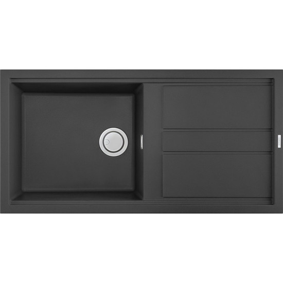 Elleci Best 480 gránit mosogató G59 Antracite 980x480mm Elleci Best 480 gránit mosogató G59 Antracite 980x480mm