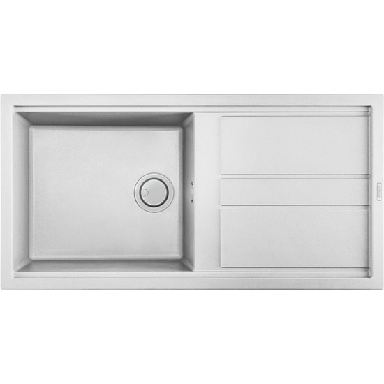 Elleci Best 480 gránit mosogató G68 Bianco Titano 980x480mm Elleci Best 480 gránit mosogató G68 Bianco Titano 980x480mm