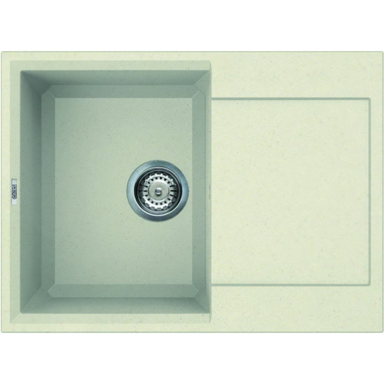Elleci Easy 135 gránit mosogató G62 Bianco Antico 660x480mm Elleci Easy 135 gránit mosogató G62 Bianco Antico 660x480mm