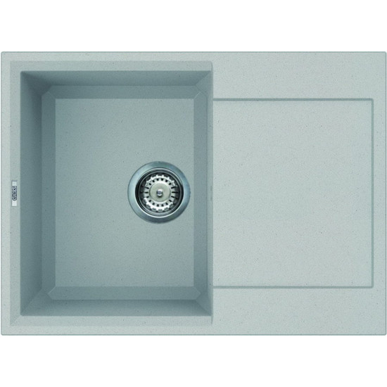 Elleci Easy 135 gránit mosogató M79 Aluminium 660x480mm